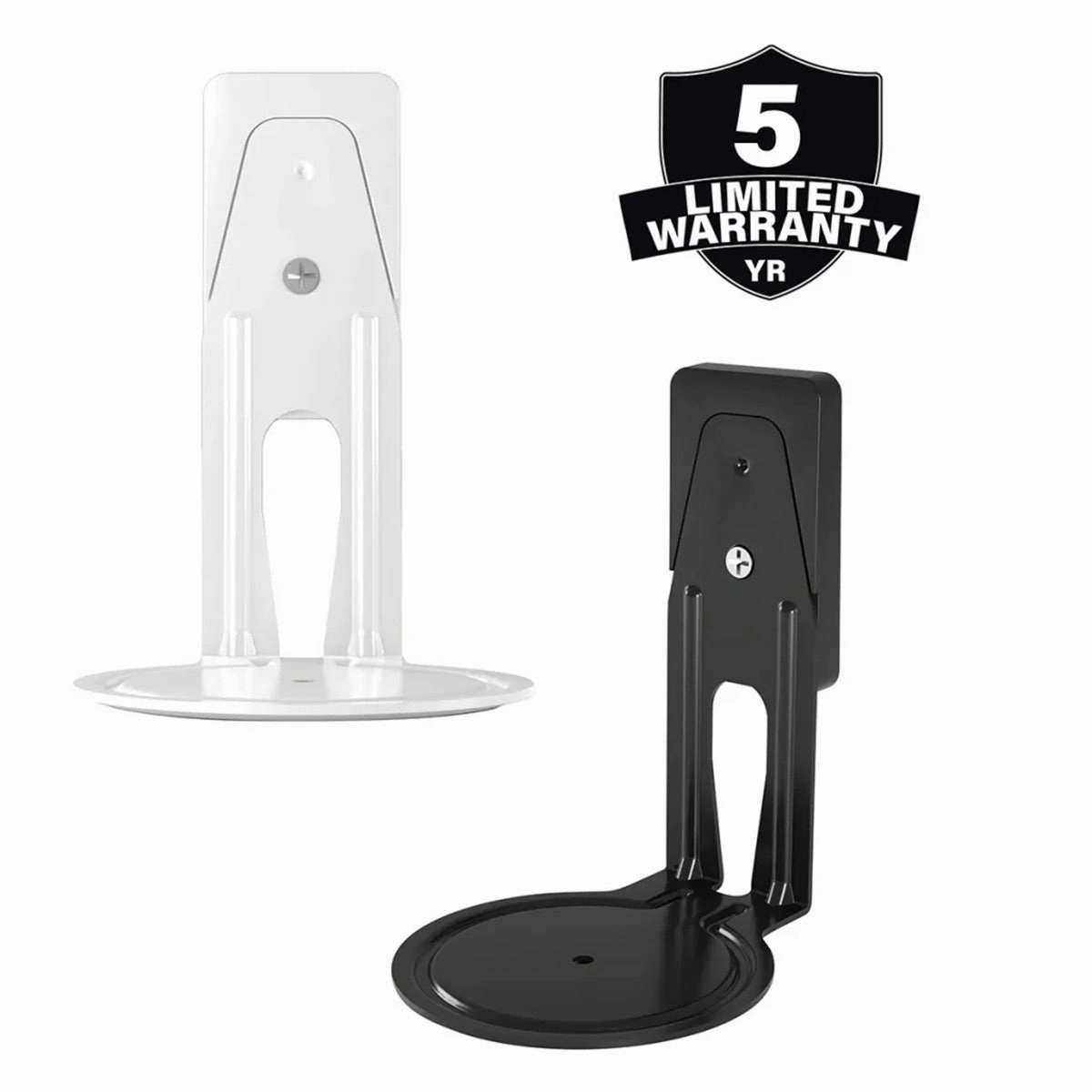 Sanus WSFME12 Fixed Speaker Wall Mounts for Sonos Ear 100 - Pair (Black)