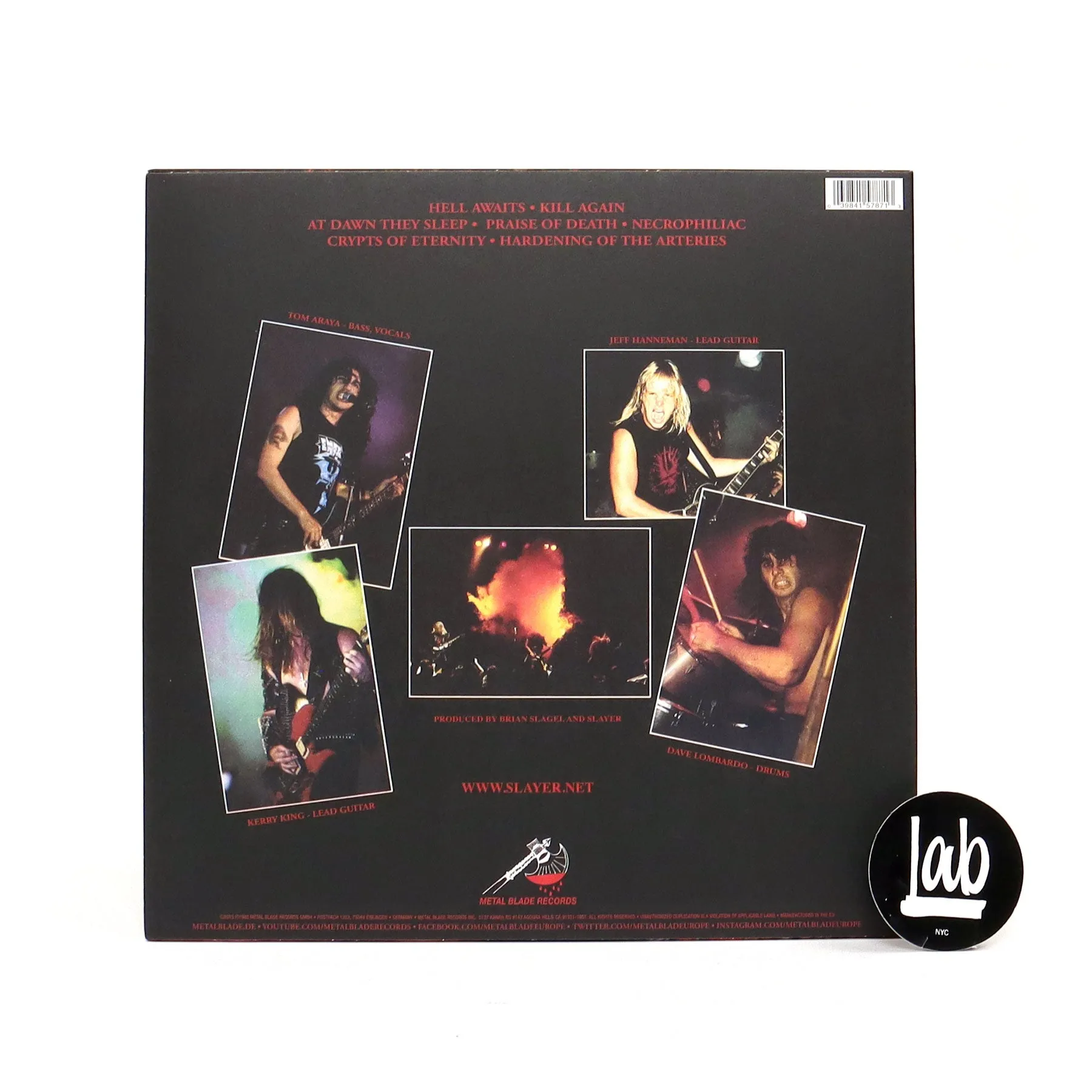 Slayer: Hell Awaits (Colored Vinyl) Vinyl LP