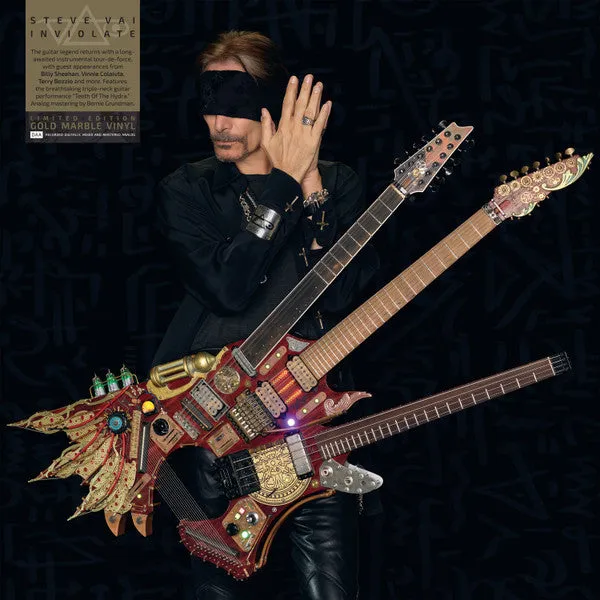 STEVE VAI-INVIOLATE - LP (Arrives in 4 days ) hi-fi signal splitter,hi-fi line out converter,hi-fi compact stereo