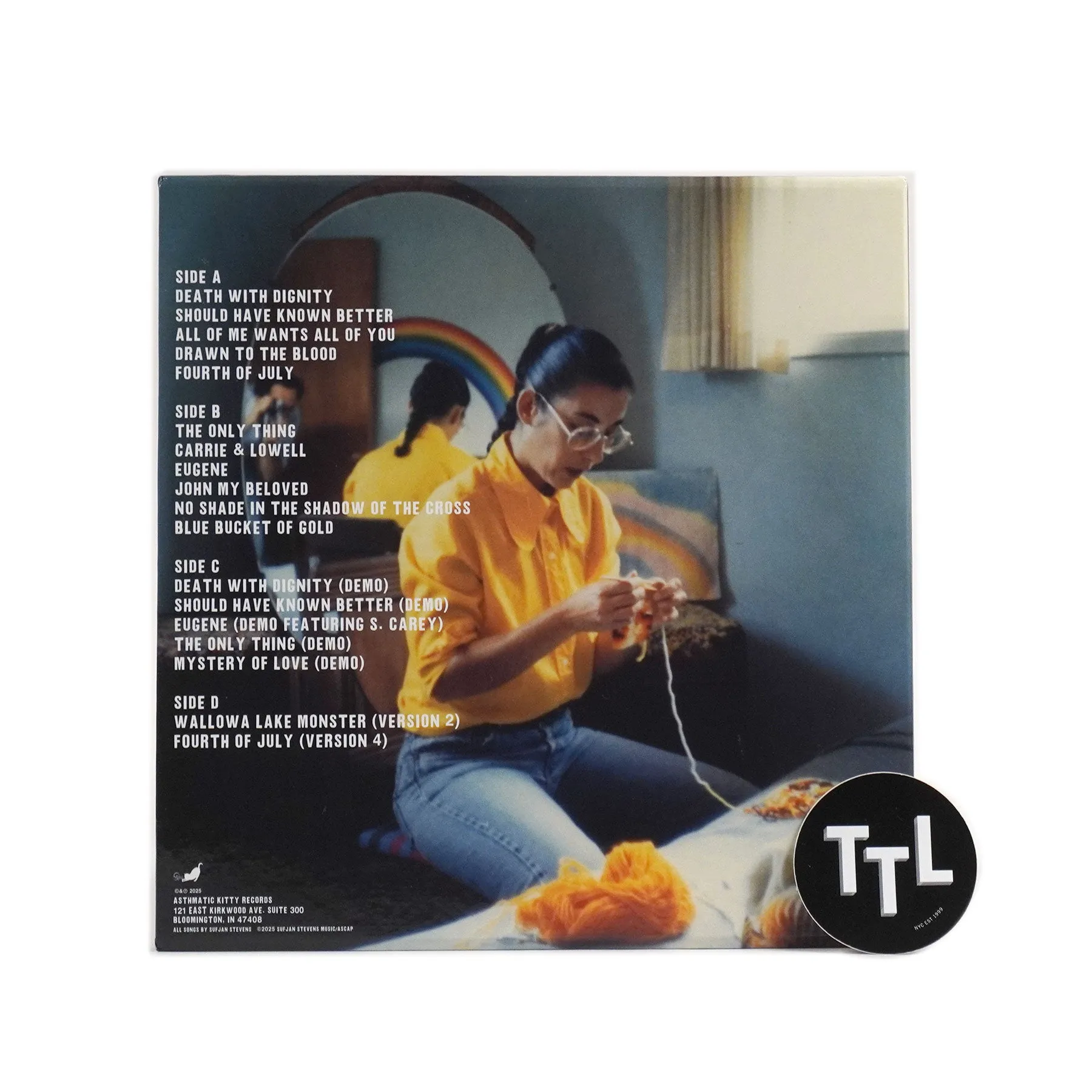 Sufjan Stevens: Carrie & Lowell - 10th Anniversary Edition (Indie Exclusive Colored Vinyl) Vinyl 2LP Boxset