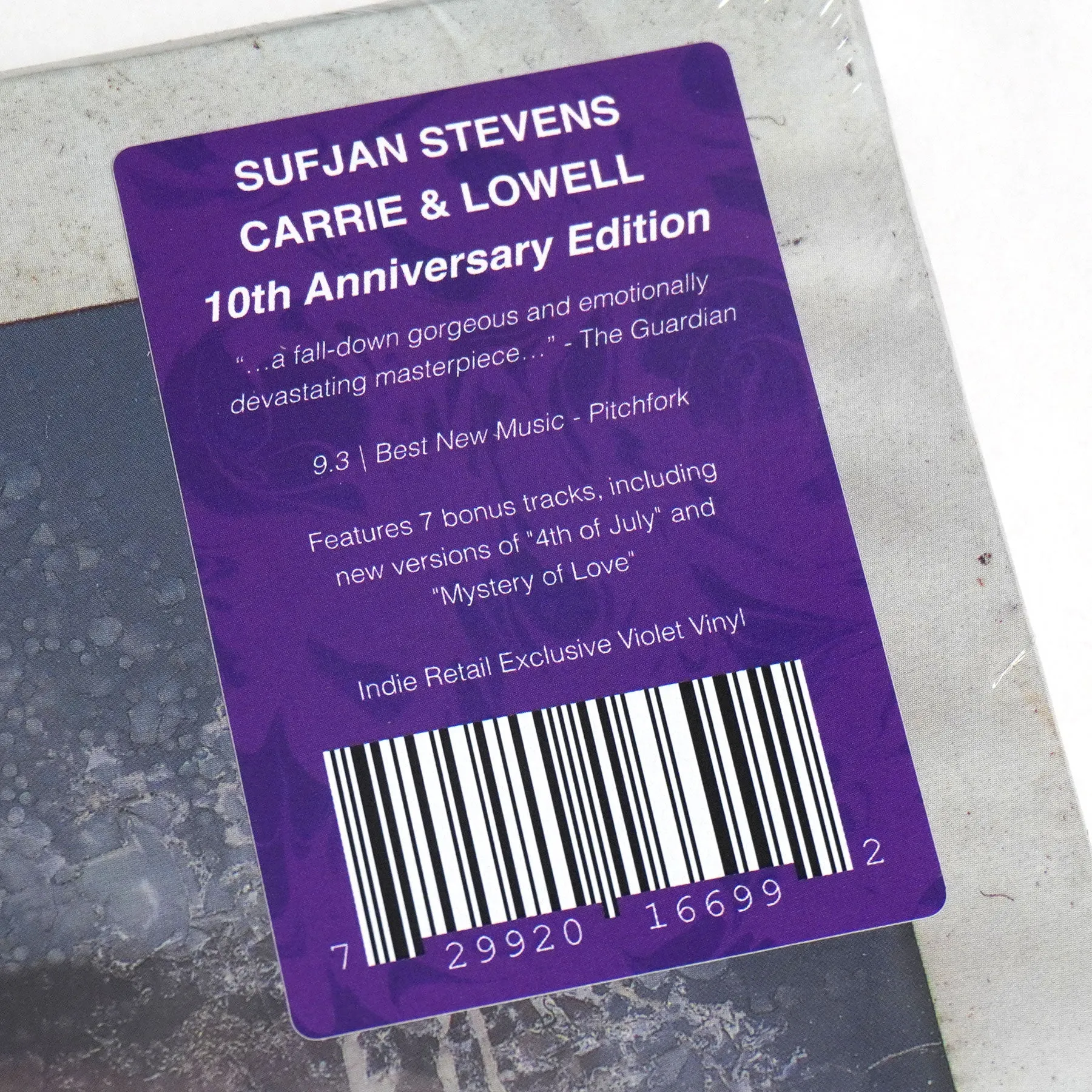 Sufjan Stevens: Carrie & Lowell - 10th Anniversary Edition (Indie Exclusive Colored Vinyl) Vinyl 2LP Boxset