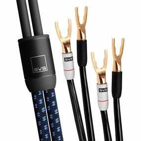 SVS SoundPath Ultra Bi-Wire Speaker Cable with Spade Connectors (10 feet)