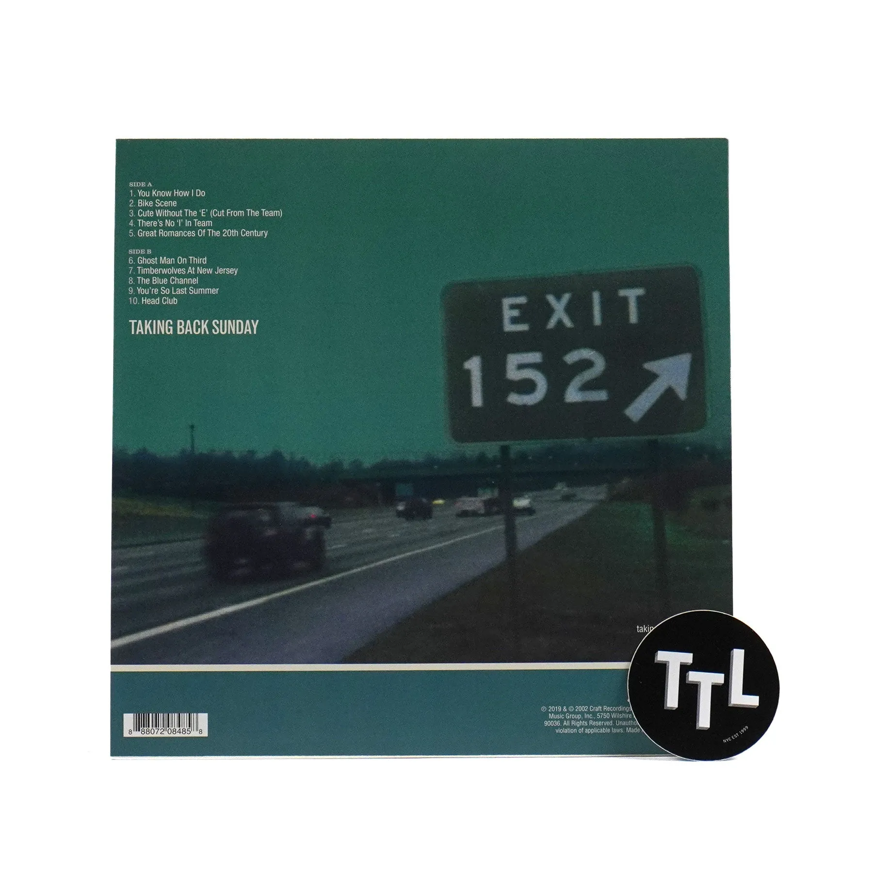 Taking Back Sunday: Tell All Your Friends (Colored Vinyl) Vinyl LP