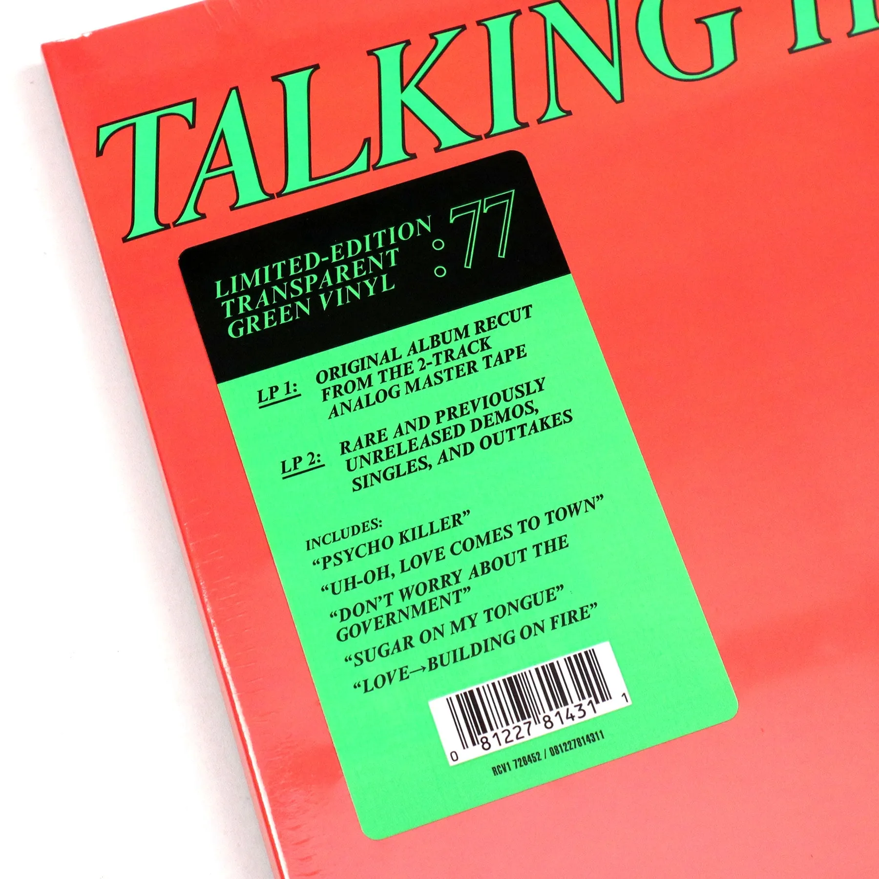 Talking Heads: Talking Heads 77 - Deluxe Edition (Neon Green Colored Vinyl) Vinyl 2LP