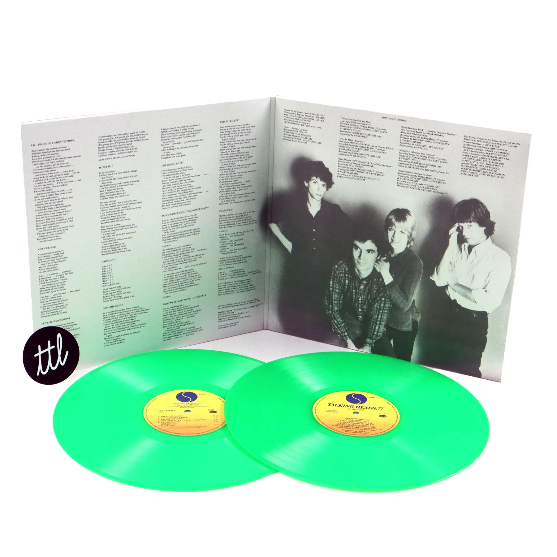 Talking Heads: Talking Heads 77 - Deluxe Edition (Neon Green Colored Vinyl) Vinyl 2LP