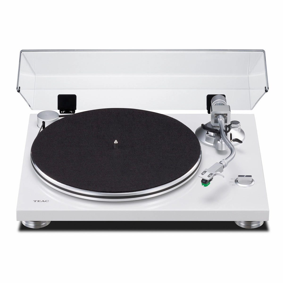 TEAC TN-3B-SE Belt-Drive Turntable with SAEC Tonearm, Built-In Phono Amp, Anti-Skate, and Pre-Installed Audio-Technica MM Cartridge (White) hi-fi class D amplifier,hi-fi class AB amplifier,hi-fi stereo kit for beginners