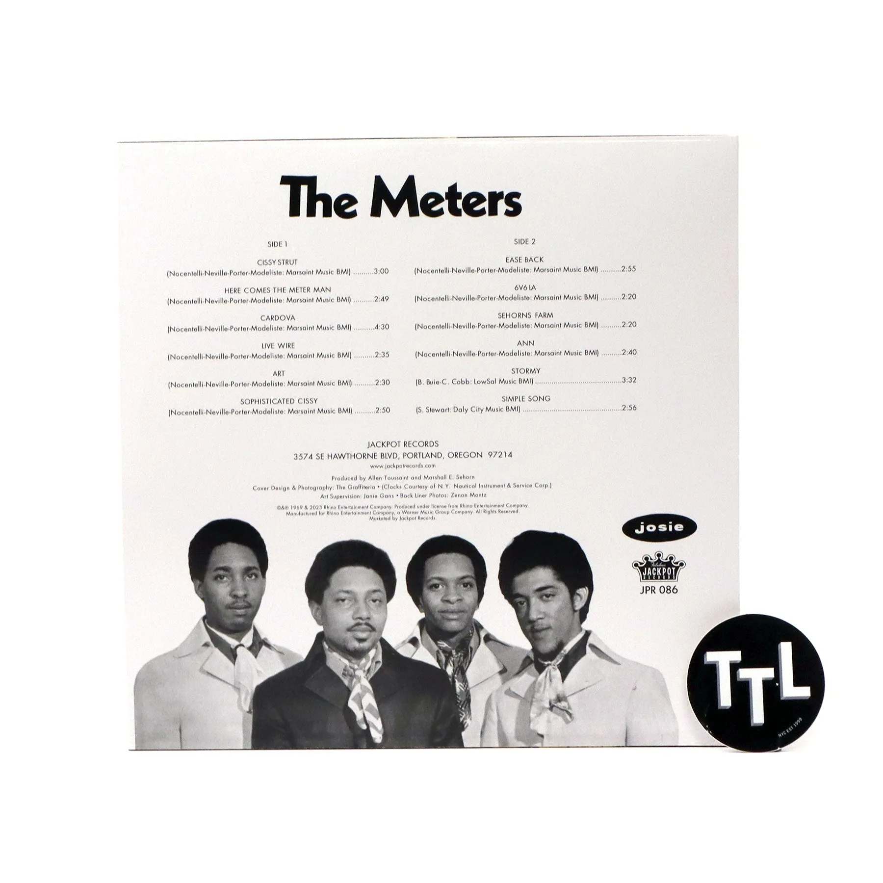 The Meters: The Meters (Colored Vinyl) Vinyl LP