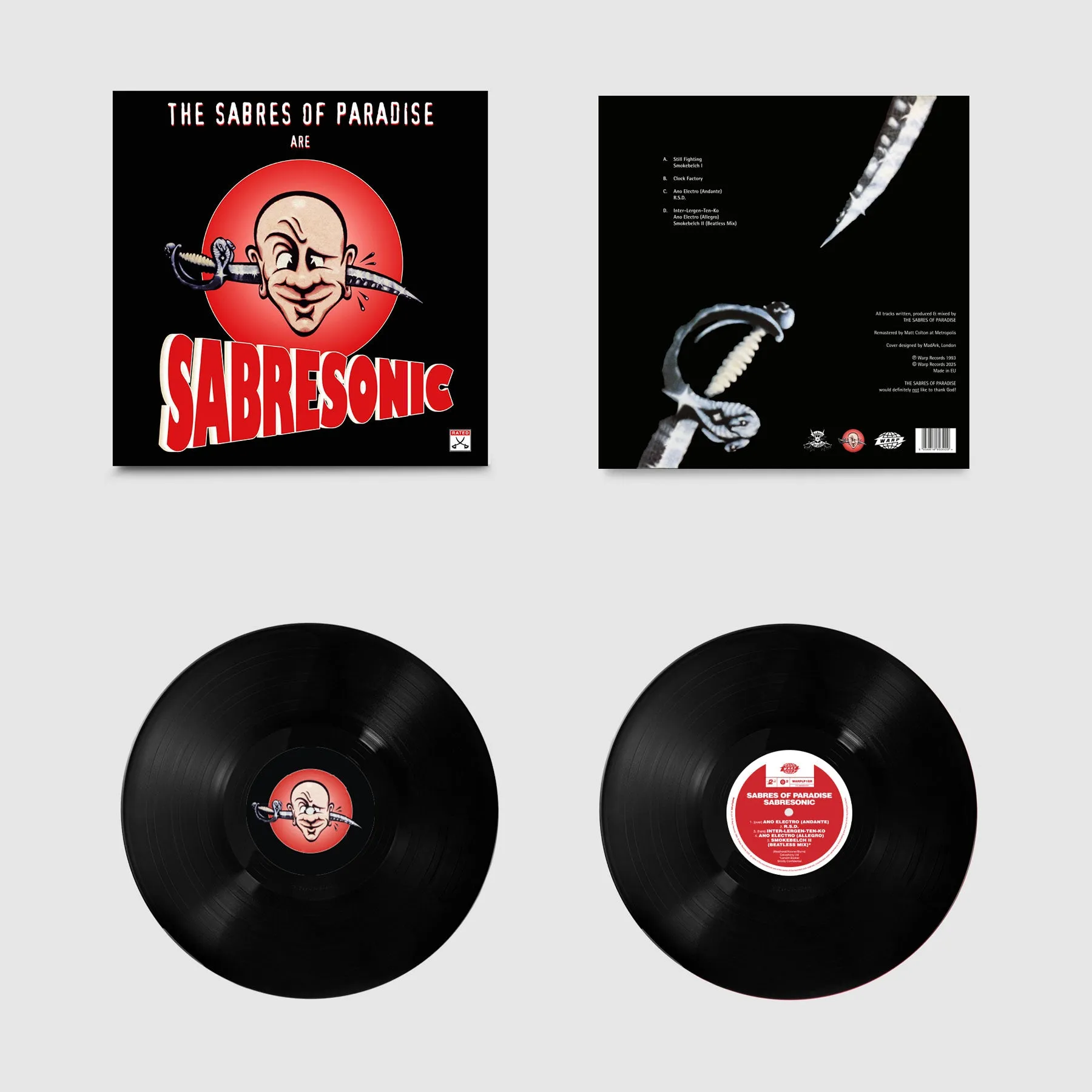 The Sabres Of Paradise: Sabresonic Vinyl 2LP - PRE-ORDER