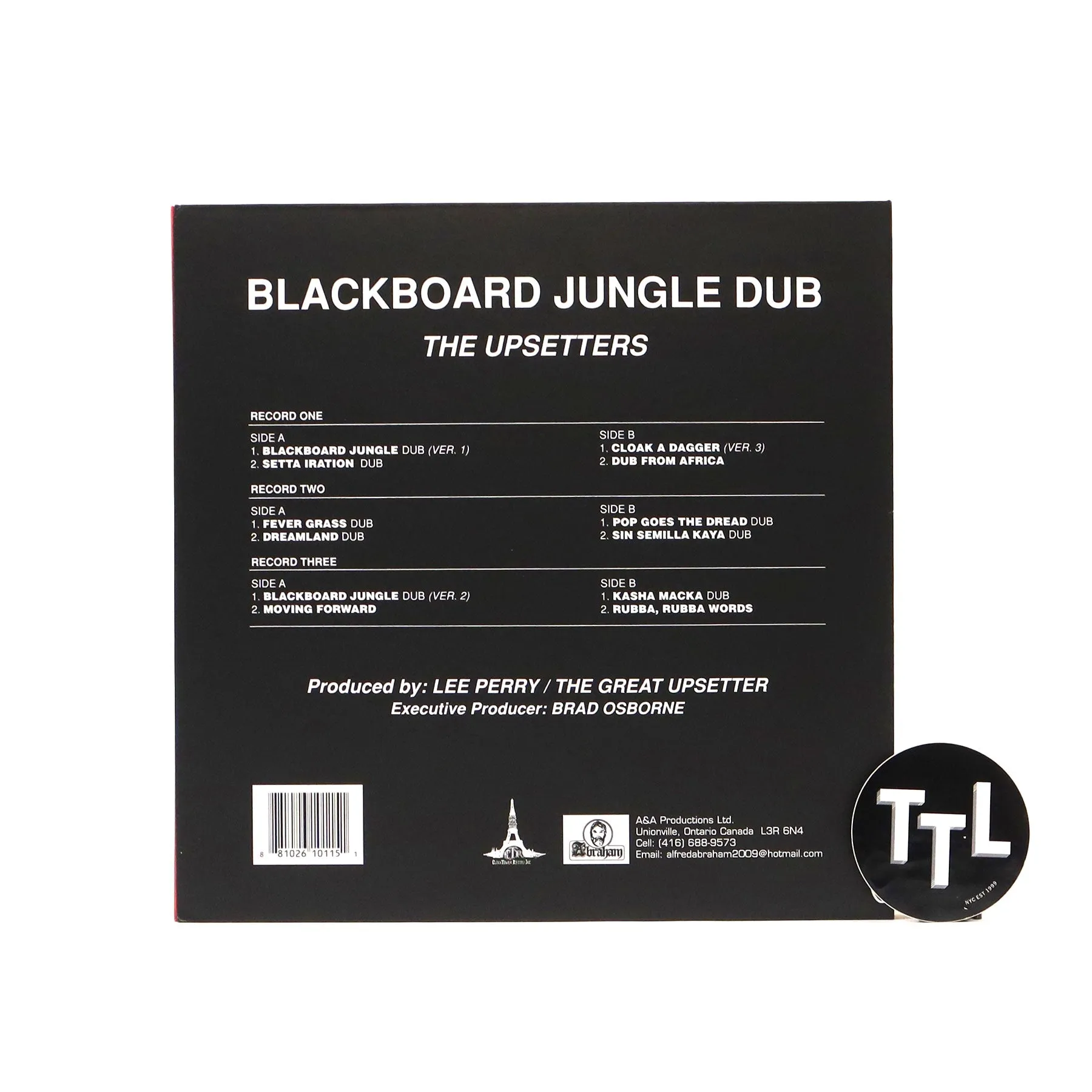 The Upsetters: Blackboard Jungle Dub (Lee Perry, King Tubby) Vinyl 3x10" Boxset