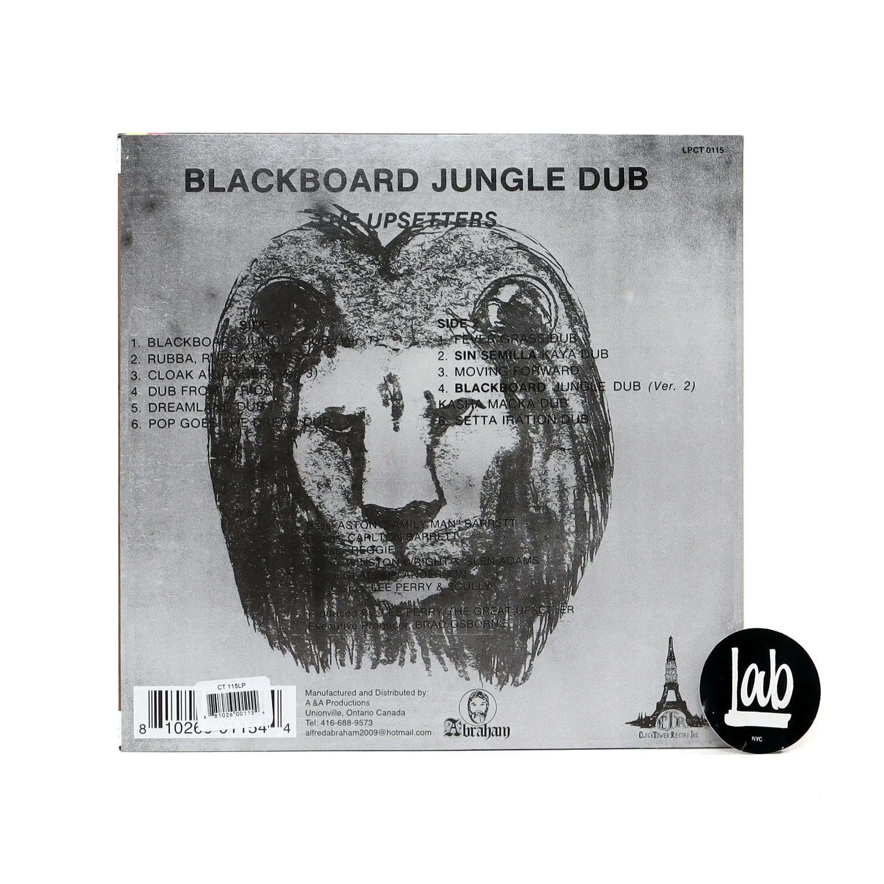 The Upsetters: Blackboard Jungle Dub (Lee Perry, King Tubby) Vinyl LP