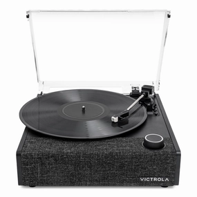 Victrola Eastwood II Bluetooth Turntable with Built-In Speakers (Black) hi-fi class D amplifier,hi-fi class AB amplifier,hi-fi stereo kit for beginners