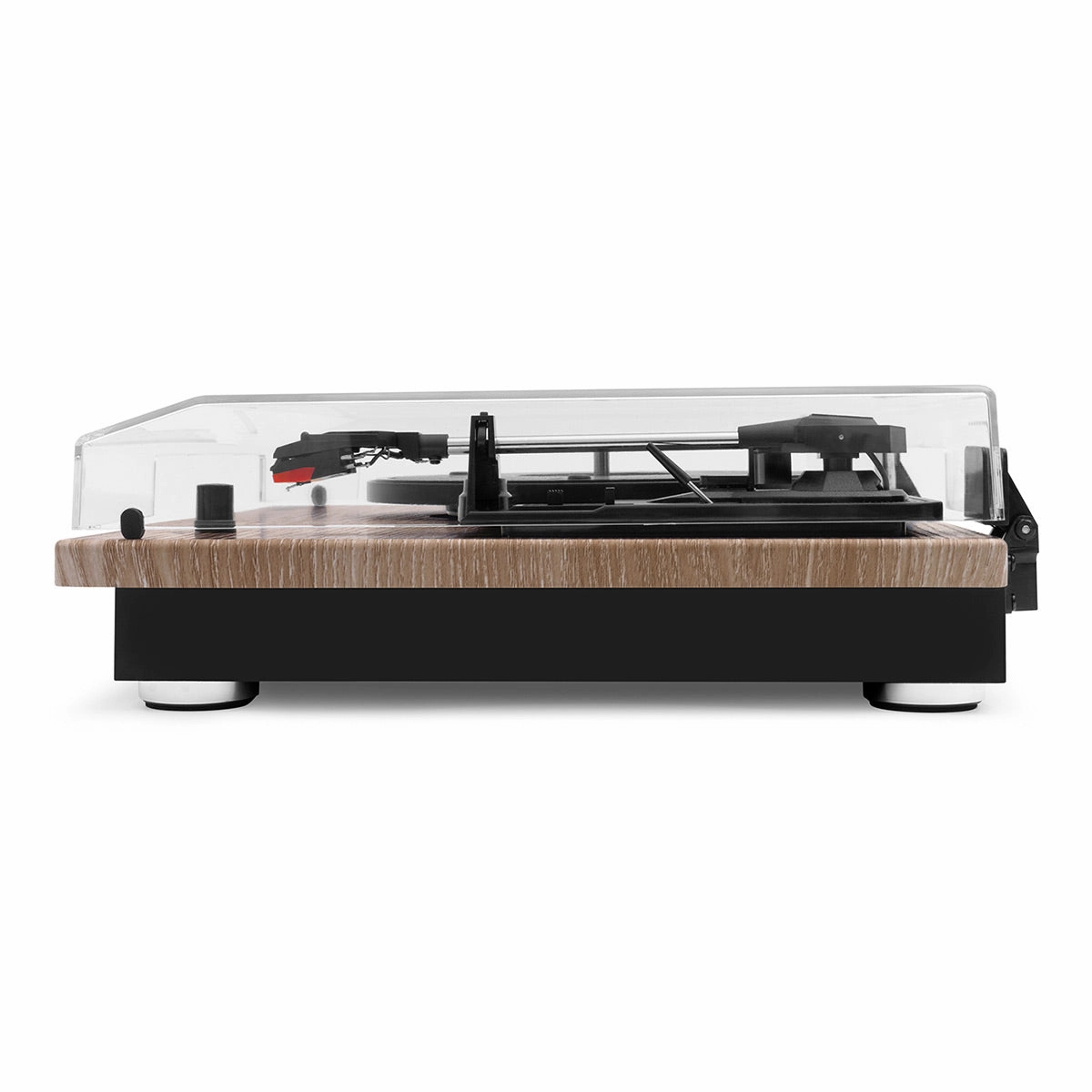 Victrola Montauk Bluetooth Turntable System with Bookshelf Speakers (Farmhouse Walnut)