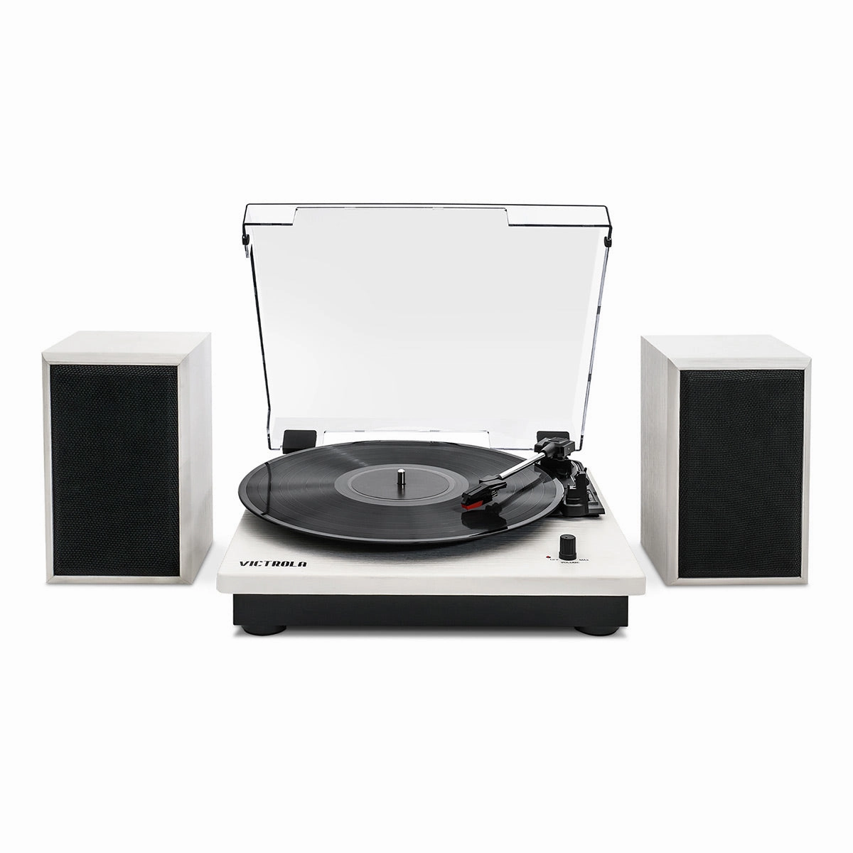 Victrola Montauk Bluetooth Turntable System with Bookshelf Speakers (White) hi-fi class D amplifier,hi-fi class AB amplifier,hi-fi stereo kit for beginners
