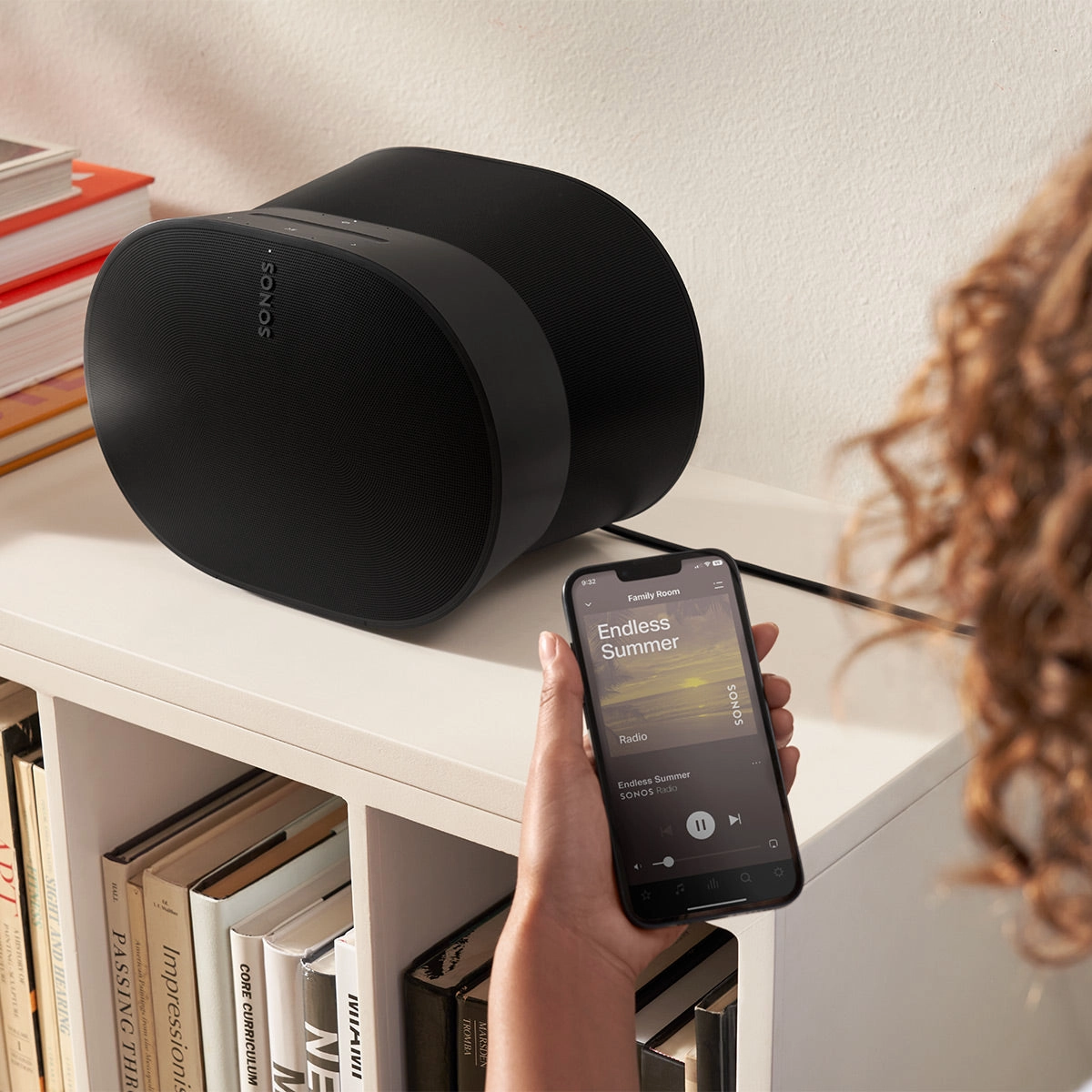 Victrola Stream Onyx Works with Sonos Wireless Turntable with 2-Speeds with Sonos Era 300 Wireless Smart Speaker (Black)