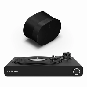 Victrola Stream Onyx Works with Sonos Wireless Turntable with 2-Speeds with Sonos Era 300 Wireless Smart Speaker (Black) hi-fi class D amplifier,hi-fi class AB amplifier,hi-fi stereo kit for beginners