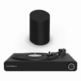 Victrola Stream Onyx Works with Sonos Wireless Turntable with Sonos Era 100 Wireless Smart Speaker (Black) hi-fi class D amplifier,hi-fi class AB amplifier,hi-fi stereo kit for beginners