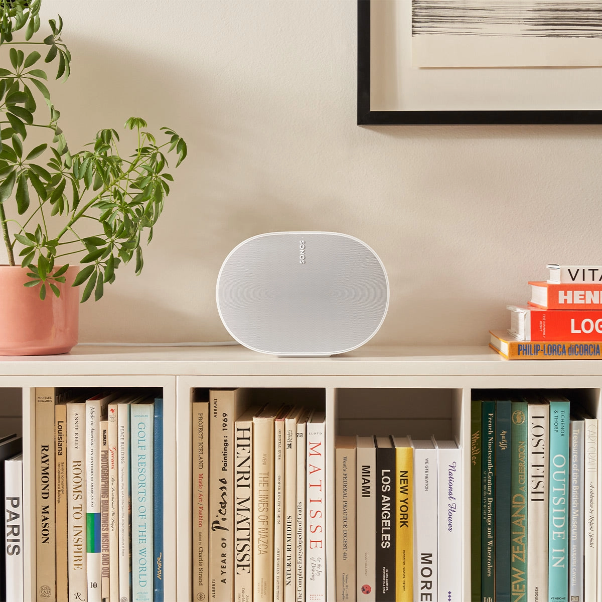 Victrola Stream Onyx Works with Sonos Wireless Turntable with Sonos Era 300 Wireless Smart Speaker (White)
