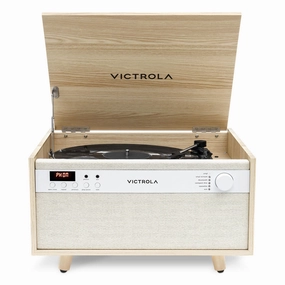 Victrola Victrola Century 6-in-1 Music Center (Natural) hi-fi class D amplifier,hi-fi class AB amplifier,hi-fi stereo kit for beginners