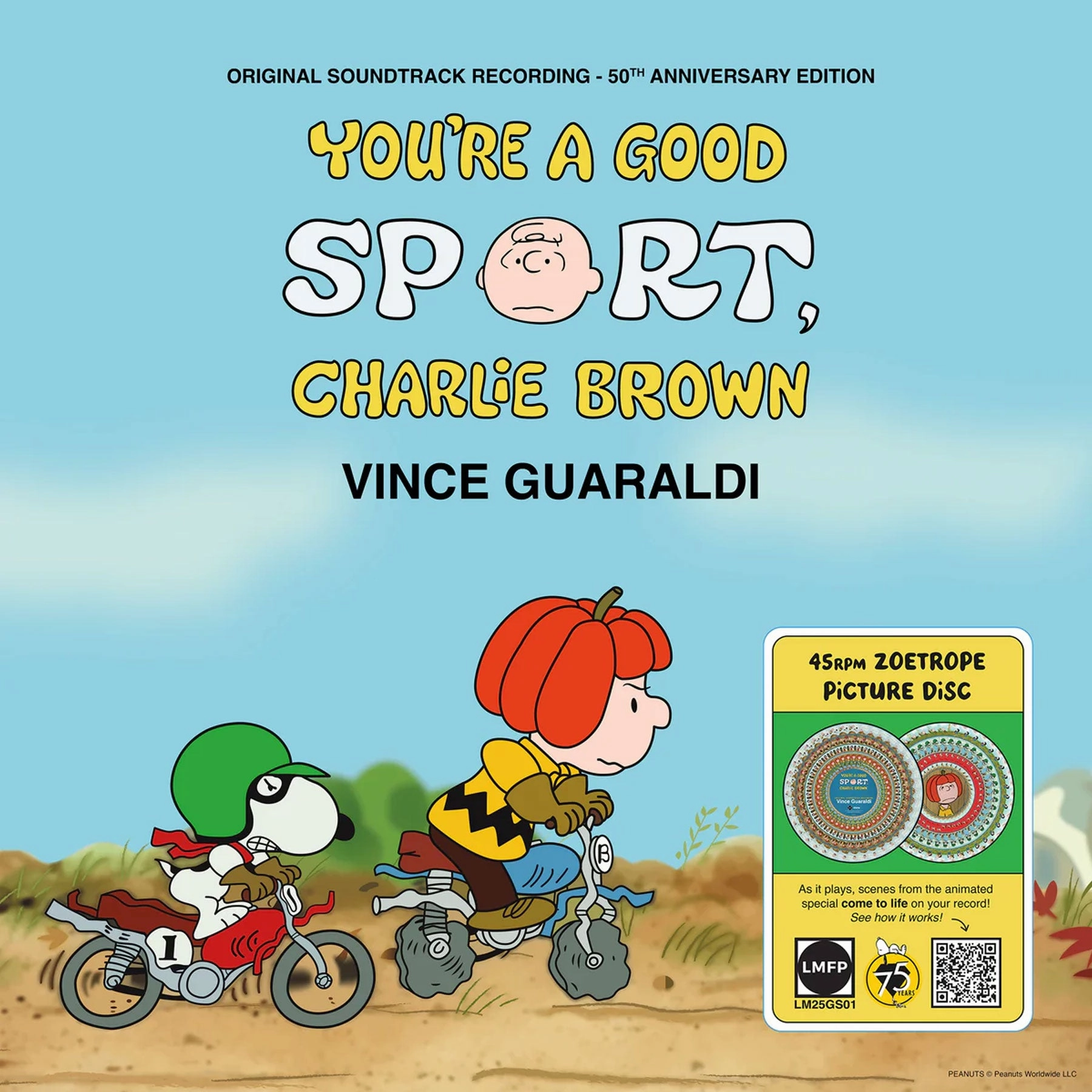 Vince Guaraldi: You're A Good Sport, Charlie Brown Original Soundtrack (Zoetropic) Vinyl LP - PRE-ORDER