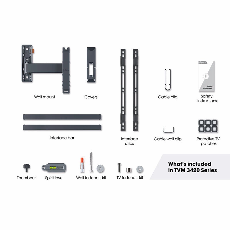 Vogels TVM 3425 Full-Motion TV Wall Mount - 32 to 65"  (Each)