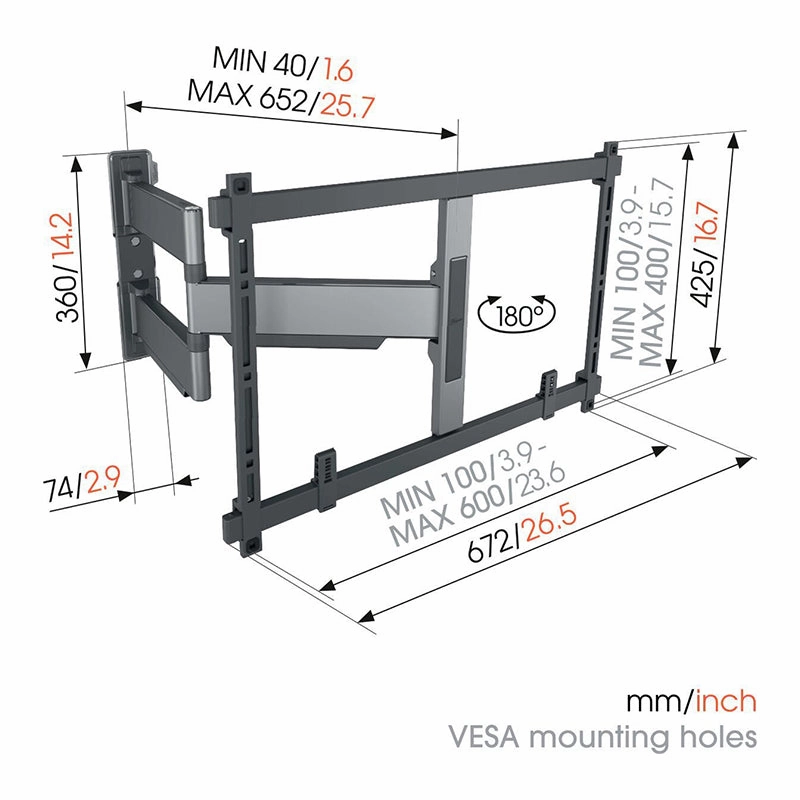Vogels TVM 5645 Full-Motion TV Wall Mount (Each)