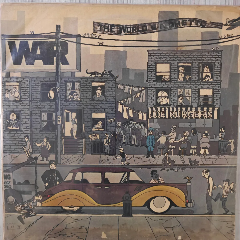 War  The World Is A Ghetto (Indian Pressing) (Used Vinyl - VG) PJ Marketplace