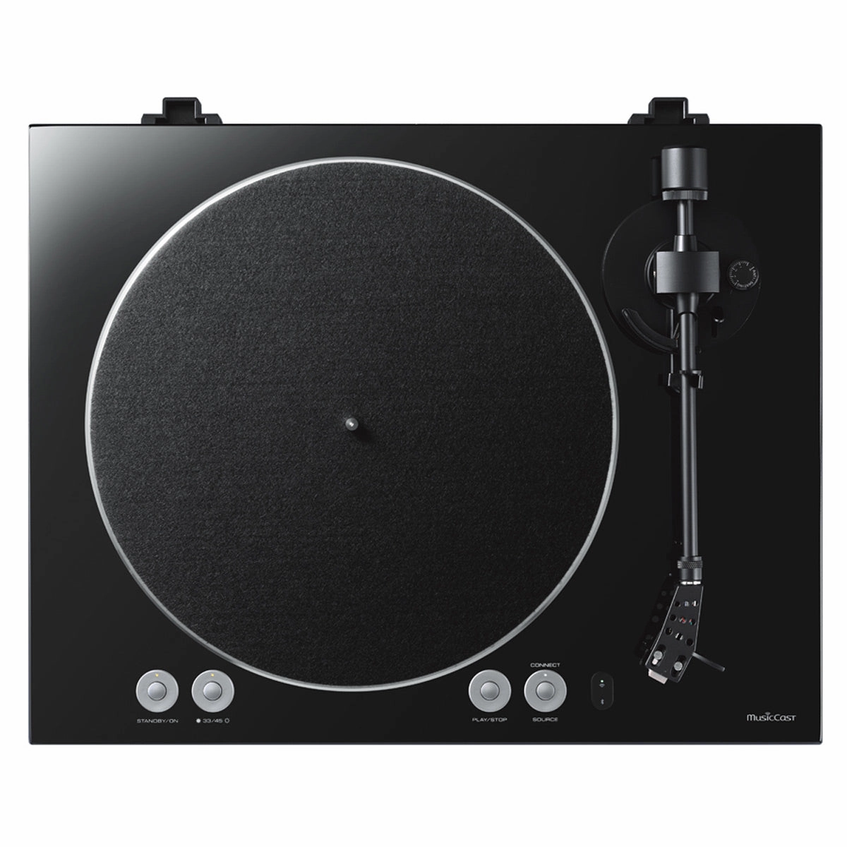 Yamaha MusicCast Vinyl 500 Wi-Fi Turntable (Piano Black)