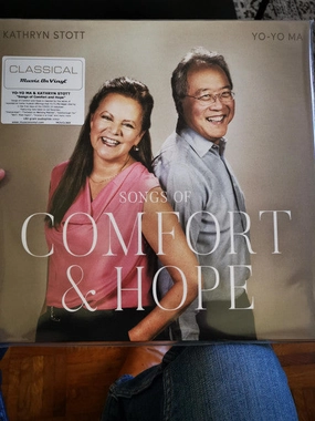 Yo-Yo Ma, Kathryn Stott C Songs Of Comfort & Hope  (Arrives in 4 days ) hi-fi amp for vinyl,hi-fi class A tube amp,hi-fi amp with phono input